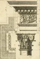 An illustration from Istruzioni elementari per indirizzo de' giovani allo studio dell' architettura civile : divise in libri tre', e dedicate alla maestà infinita di Dio Ottimo Massimo (1760)