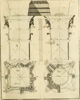 An illustration from Istruzioni elementari per indirizzo de' giovani allo studio dell' architettura civile : divise in libri tre', e dedicate alla maestà infinita di Dio Ottimo Massimo (1760)