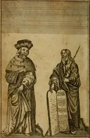 An illustration from The Italian convert : news from Italy of a second Moses; or, The life of Galeacius Caracciolus, the noble Marquess of Vico, containing the story of his admirable conversion from popery, and forsaking of a rich marquesdom for the Gospels sake. Illustrated with several figures (1677)