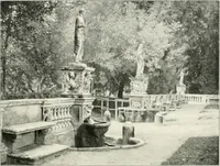 An illustration from Italian villas and their gardens; (1905)