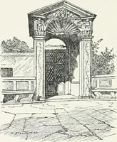 An illustration from Italian villas and their gardens; (1905)