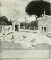 An illustration from Italian villas and their gardens; (1905)