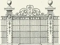 An illustration from Italian villas and their gardens; (1905)