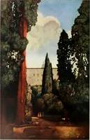 An illustration from Italian villas and their gardens; (1905)