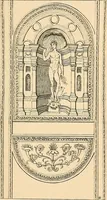 An illustration from Italian wall decorations of the 15th and 16th centuries : A handbook to the models, illustrating interiors of Italian buildings, in the Victoria and Albert museum, South Kensington (1901)