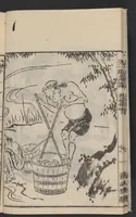 An illustration from Itchō gafu (1770)