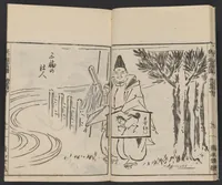 An illustration from Itchō gafu (1770)