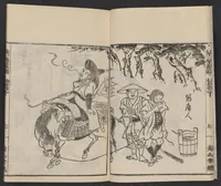 An illustration from Itchō gafu (1770)
