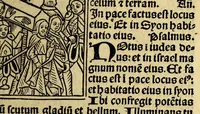 An illustration from Itinerarij terre sancte: inibiq[ue] sacrorum locoru[m]: ac rerum clarissima descriptio: omnibus sacre scripture tractatoribus vtilissima: peramena auditoribus: (1525)