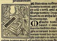 An illustration from Itinerarij terre sancte: inibiq[ue] sacrorum locoru[m]: ac rerum clarissima descriptio: omnibus sacre scripture tractatoribus vtilissima: peramena auditoribus: (1525)