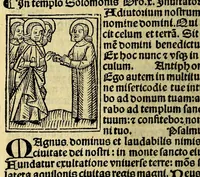 An illustration from Itinerarij terre sancte: inibiq[ue] sacrorum locoru[m]: ac rerum clarissima descriptio: omnibus sacre scripture tractatoribus vtilissima: peramena auditoribus: (1525)