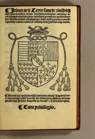 An illustration from Itinerarij terre sancte: inibiq[ue] sacrorum locoru[m]: ac rerum clarissima descriptio: omnibus sacre scripture tractatoribus vtilissima: peramena auditoribus: (1525)