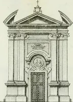 An illustration from Itinerario figurato degli edifizi più rimarchevoli di Roma (1835)