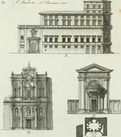 An illustration from Itinerario figurato degli edifizi più rimarchevoli di Roma (1835)