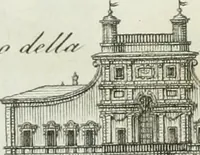 An illustration from Itinerario figurato degli edifizi più rimarchevoli di Roma (1835)