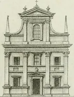 An illustration from Itinerario figurato degli edifizi più rimarchevoli di Roma (1835)