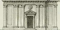 An illustration from Itinerario figurato degli edifizi più rimarchevoli di Roma (1835)