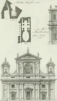 An illustration from Itinerario figurato degli edifizi più rimarchevoli di Roma (1835)