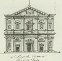 An illustration from Itinerario figurato degli edifizi più rimarchevoli di Roma (1835)