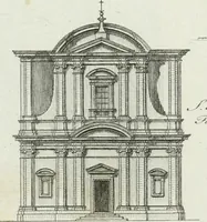 An illustration from Itinerario figurato degli edifizi più rimarchevoli di Roma (1835)