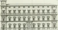 An illustration from Itinerario figurato degli edifizi più rimarchevoli di Roma (1835)