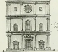 An illustration from Itinerario figurato degli edifizi più rimarchevoli di Roma (1835)