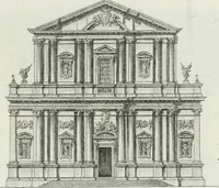 An illustration from Itinerario figurato degli edifizi più rimarchevoli di Roma (1835)