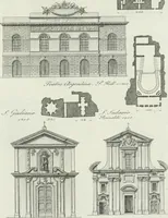 An illustration from Itinerario figurato degli edifizi più rimarchevoli di Roma (1835)