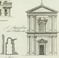 An illustration from Itinerario figurato degli edifizi più rimarchevoli di Roma (1835)