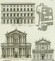 An illustration from Itinerario figurato degli edifizi più rimarchevoli di Roma (1835)
