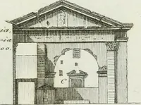 An illustration from Itinerario figurato degli edifizi più rimarchevoli di Roma (1835)