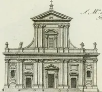 An illustration from Itinerario figurato degli edifizi più rimarchevoli di Roma (1835)