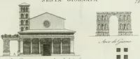 An illustration from Itinerario figurato degli edifizi più rimarchevoli di Roma (1835)