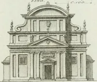 An illustration from Itinerario figurato degli edifizi più rimarchevoli di Roma (1835)