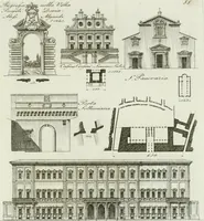 An illustration from Itinerario figurato degli edifizi più rimarchevoli di Roma (1835)