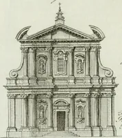 An illustration from Itinerario figurato degli edifizi più rimarchevoli di Roma (1835)
