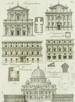 An illustration from Itinerario figurato degli edifizi più rimarchevoli di Roma (1835)