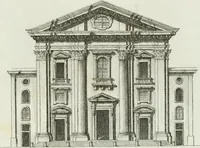 An illustration from Itinerario figurato degli edifizi più rimarchevoli di Roma (1835)