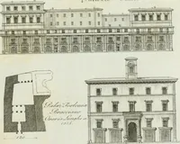 An illustration from Itinerario figurato degli edifizi più rimarchevoli di Roma (1835)