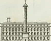 An illustration from Itinerario figurato degli edifizi più rimarchevoli di Roma (1835)