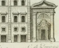 An illustration from Itinerario figurato degli edifizi più rimarchevoli di Roma (1835)