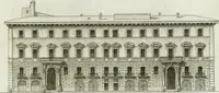 An illustration from Itinerario figurato degli edifizi più rimarchevoli di Roma (1835)