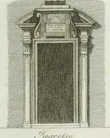 An illustration from Itinerario figurato degli edifizi più rimarchevoli di Roma (1835)