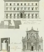 An illustration from Itinerario figurato degli edifizi più rimarchevoli di Roma (1835)