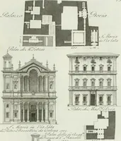 An illustration from Itinerario figurato degli edifizi più rimarchevoli di Roma (1835)
