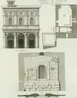 An illustration from Itinerario figurato degli edifizi più rimarchevoli di Roma (1835)