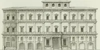 An illustration from Itinerario figurato degli edifizi più rimarchevoli di Roma (1835)