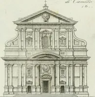 An illustration from Itinerario figurato degli edifizi più rimarchevoli di Roma (1835)