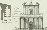 An illustration from Itinerario figurato degli edifizi più rimarchevoli di Roma (1835)