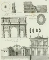 An illustration from Itinerario figurato degli edifizi più rimarchevoli di Roma (1835)